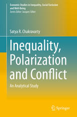 Inequality Polarization And Conflict An Analytical Study 1st Edition Satya R Chakravarty Auth