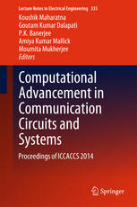 Computational Advancement In Communication Circuits And Systems Proceedings Of Iccaccs 2014 1st Edition Koushik Maharatna
