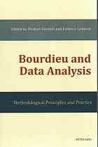 Bourdieu And Data Analysis Methodological Principles And Practice Michael Grenfell