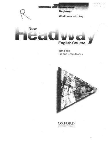 New Headway Beginner Workbook With Key Third Edition Liz Soars John Soars