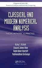 Classical And Modern Numerical Analysis Theory Methods And Practice 1st Edition Azmy S Ackleh