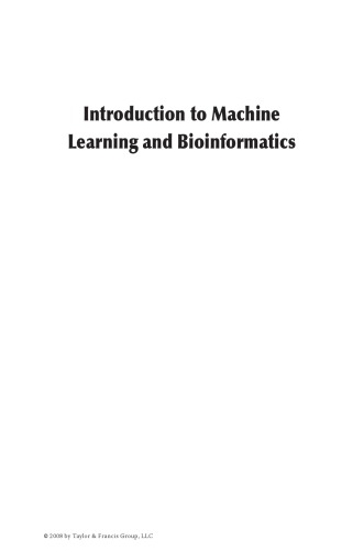 Introduction To Machine Learning And Bioinformatics Sushmita Mitra