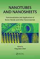 Nanotubes And Nanosheets Functionalization And Applications Of Boron Nitride And Other Nanomaterials Ying Chen