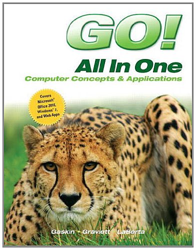 Go All In One Computer Concepts And Applications 1st Edition Shelley Gaskin