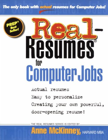 Realresumes For Computer Jobs Anne Mckinney