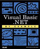 Visual Basic Net By Example Gabriel Oancea Robert P Donald