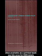 Contemporary Caribbean Womens Poetry Making Style Denise Decaires Narain