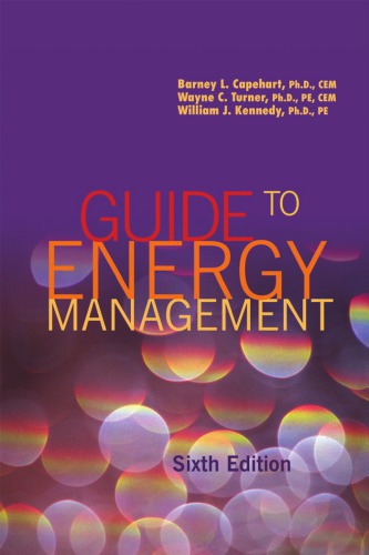 Guide To Energy Management 6th Edition Barney L Capehart