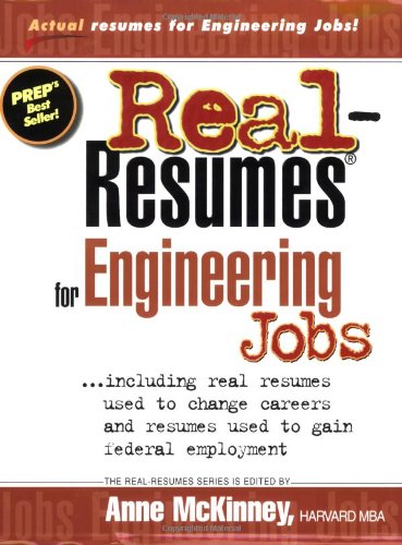 Real Resumes For Engineering Jobs Anne Mckinney