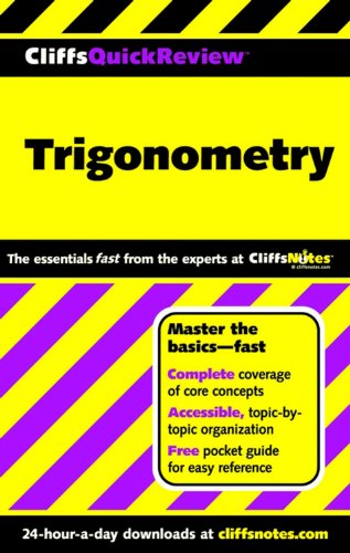 Cliffsquickreview Trigonometry 1st Edition David A Kay