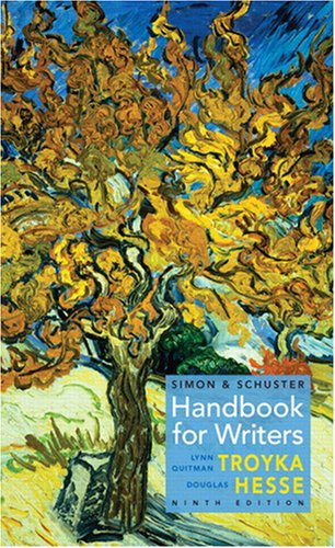 Simon Schuster Handbook For Writers 9th Edition Lynn Q Troyka
