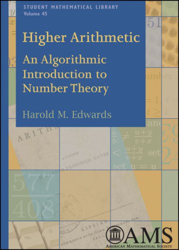 Higher Arithmetic An Algorithmic Introduction To Number Theory Edwards