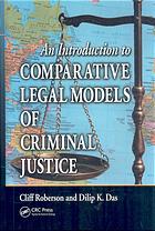 An Introduction To Comparative Legal Models Of Criminal Justice Das