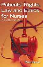 Patients Rights Law And Ethics For Nurses A Practical Guide Buka