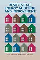 Residential Energy Auditing And Improvement Harbuck D D Harbuck