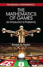 The Mathematics Of Games An Introduction To Probability Taylor