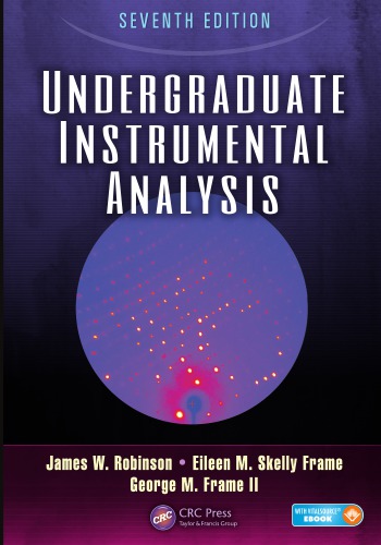 Undergraduate Instrumental Analysis 7th Edition Frame Eileen M Skelly Frame
