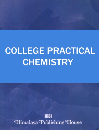 College Practical Chemistry Rev Ed Patel H N