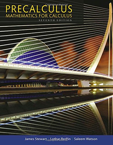 Precalculus Mathematics For Calculus 7th Edition James Stewart