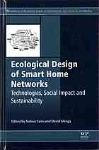 Ecological Design Of Smart Home Networks Technologies Social Impact And Sustainability Menga