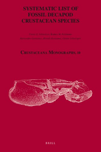 Systematic List Of Fossil Decapod Crustacean Species Feldmann