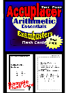 Accuplacer Test Prep Arithmetic Review Exambusters Flash Cards Workbook 1 Of 3 Accuplacer Exam Study Guide Accuplacer Exambusters