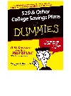 529 And Other College Savings Plans For Dummies Margaret A Munro