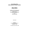 40th Conference On Glass Problems William Smothers