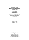 48th Porcelain Enamel Institute Technical Forum Ceramic Engineering And Science Proceedings Volume 8 Issue 56 William Smothers