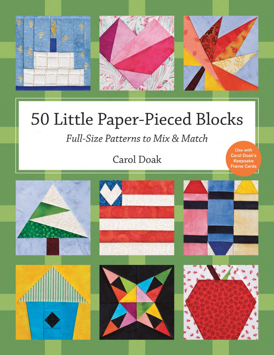 50 Little Paperpieced Blocks Fullsize Patterns To Mix Match Carol Doak