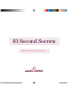 60second Secrets To A Happy Healthy More Relaxed You Julie Maree Wood