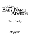 5star Baby Name Advisor Bruce Lansky