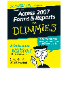 Access 2007 Forms And Reports For Dummies Underdahl Darlene Underdahl