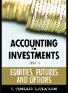 Accounting For Investments Equities Futures And Options R Venkata Subramani