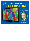 Who Invented Television Philo Farnsworth Mary Kay Carson