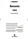Frommers Toronto 2004 Frommers Complete Series Book 215 Hilary Davidson