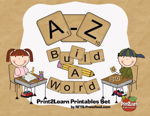 A To Z Order Word Building Rfts Prekkindergarten