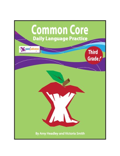 3rd Grade Daily Language Practicecommon Core Splash Publications