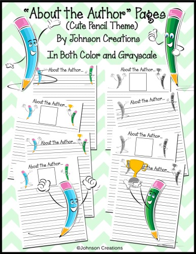About The Author Pages Johnson Creations