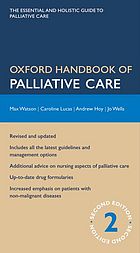 Oxford Handbook Of Palliative Care 2nd Ed Watson Max S