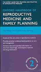 Oxford Handbook Of Reproductive Medicine And Family Planning Second Edition Mcveigh