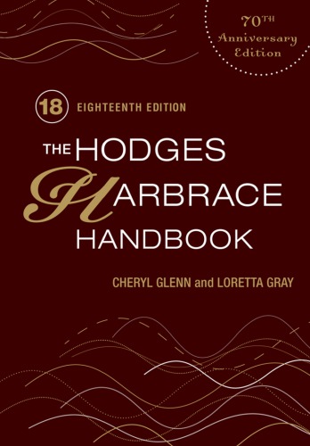 The Hodges Harbrace Handbook 18th Edition Cheryl Glenn And Loretta Gray
