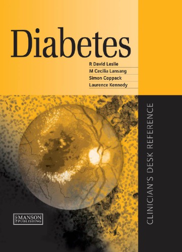 Diabetes Clinicians Desk Reference Leslie David Lansang Cecilia Coppack