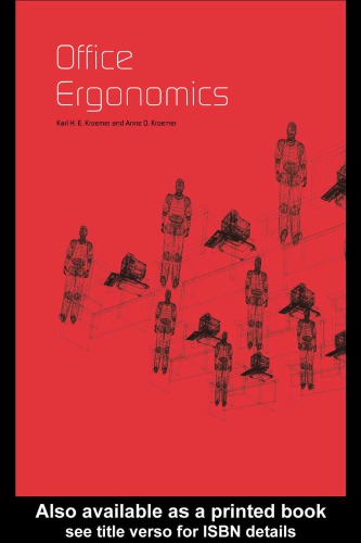 Office Ergonomics 1st Edition Kroemer Karl He