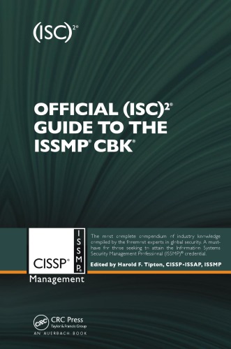 Official Isc2 Guide To The Issmp Cbk 1st Edition Steinberg