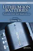 Lithiumion Batteries Fundamentals And Applications Wu Yuping