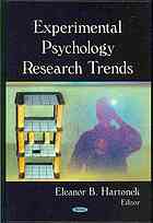 Experimental Psychology Research Trends Hartonek Eleanor B