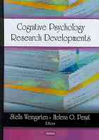 Cognitive Psychology Research Developments Weingarten Stella P Penat