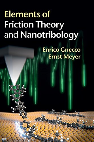 Elements Of Friction Theory And Nanotribology Enrico Gnecco Ernst Meyer