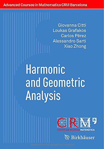 Harmonic And Geometric Analysis 2015th Edition Giovanna Citti